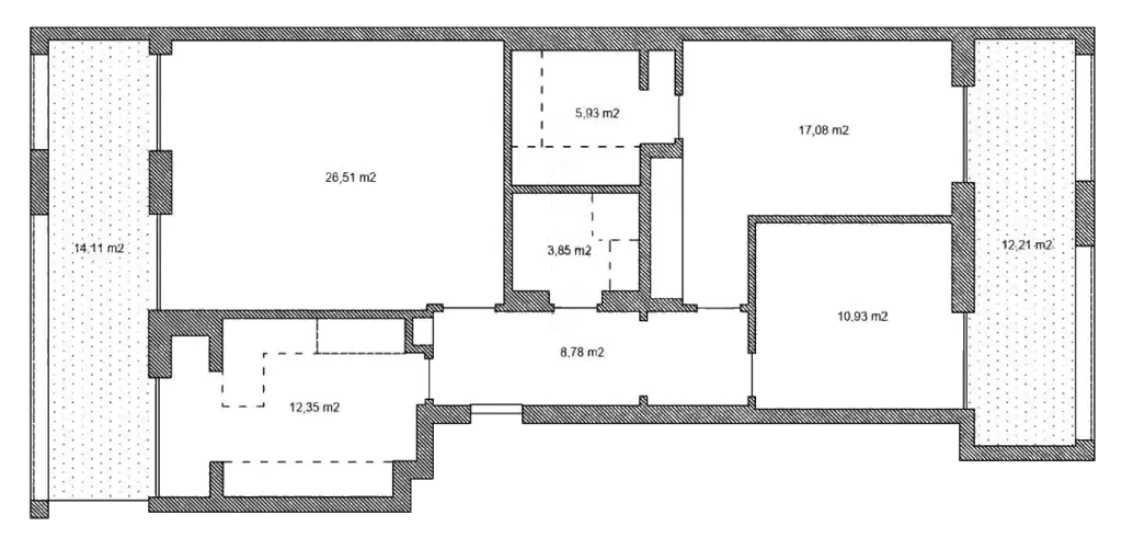 Exemplo de planta de uma casa