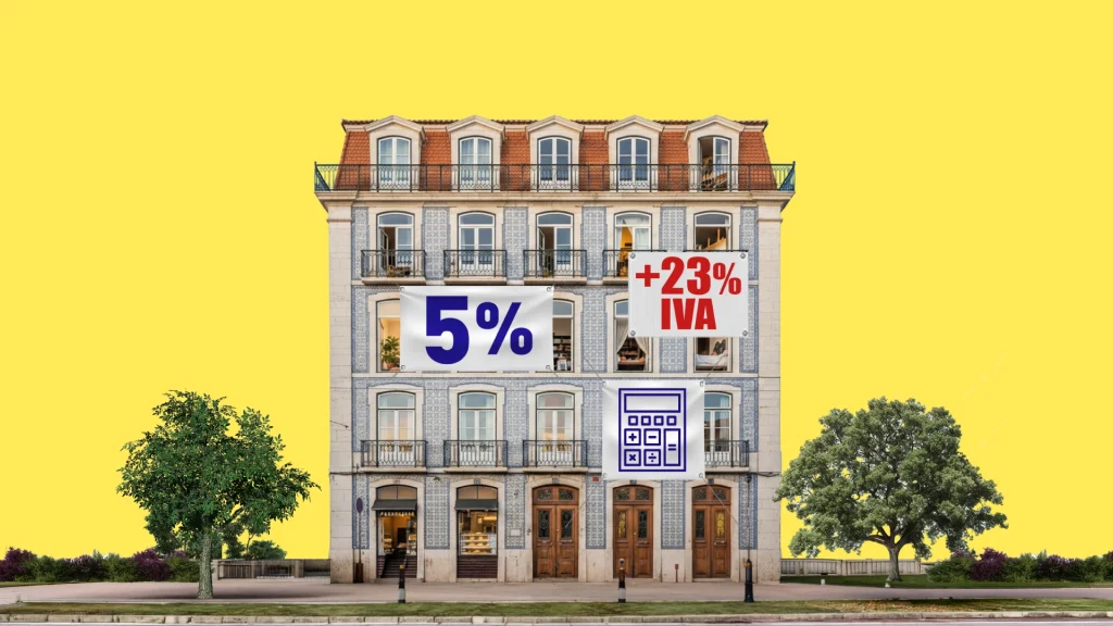 Como calcular a comissão imobiliária com o IVA?